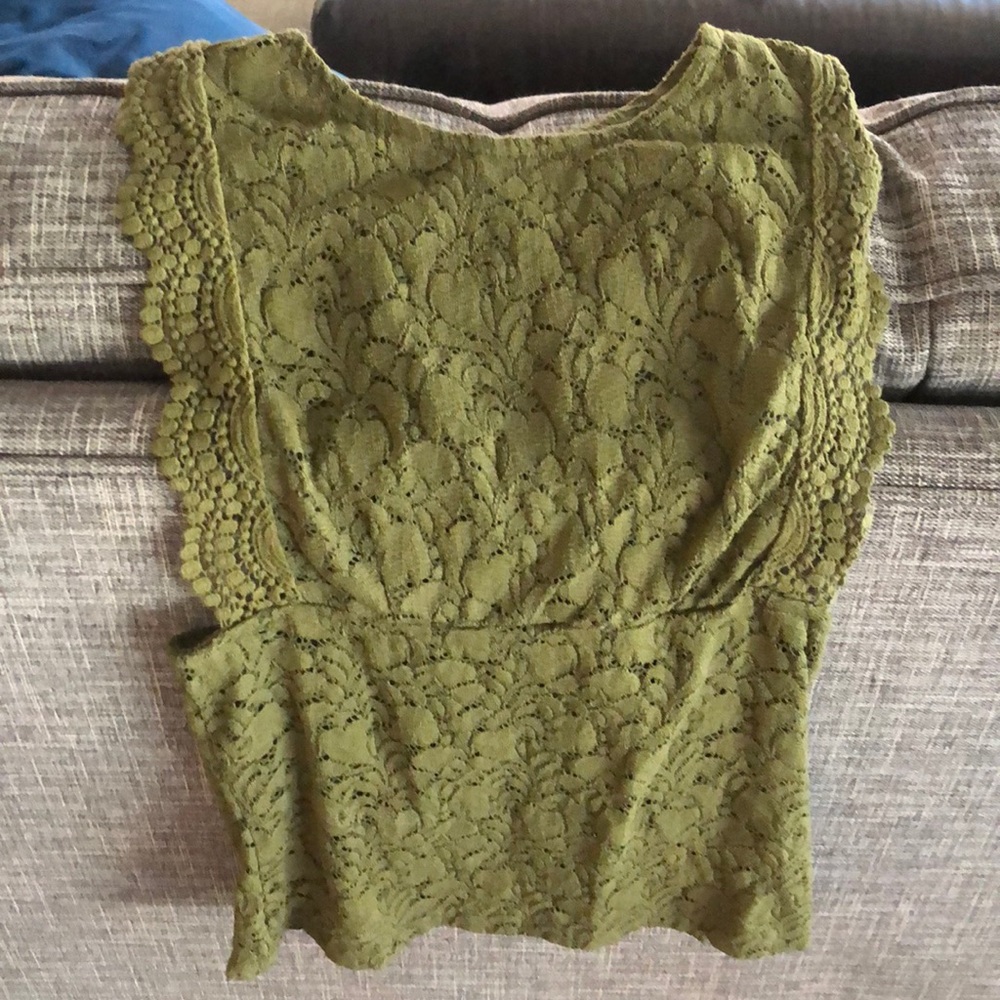 Lace tank top